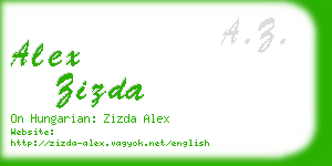 alex zizda business card